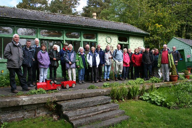Industrial Archaeology group at the Garden Station