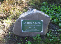 Photograph of Shaftoe Green sign